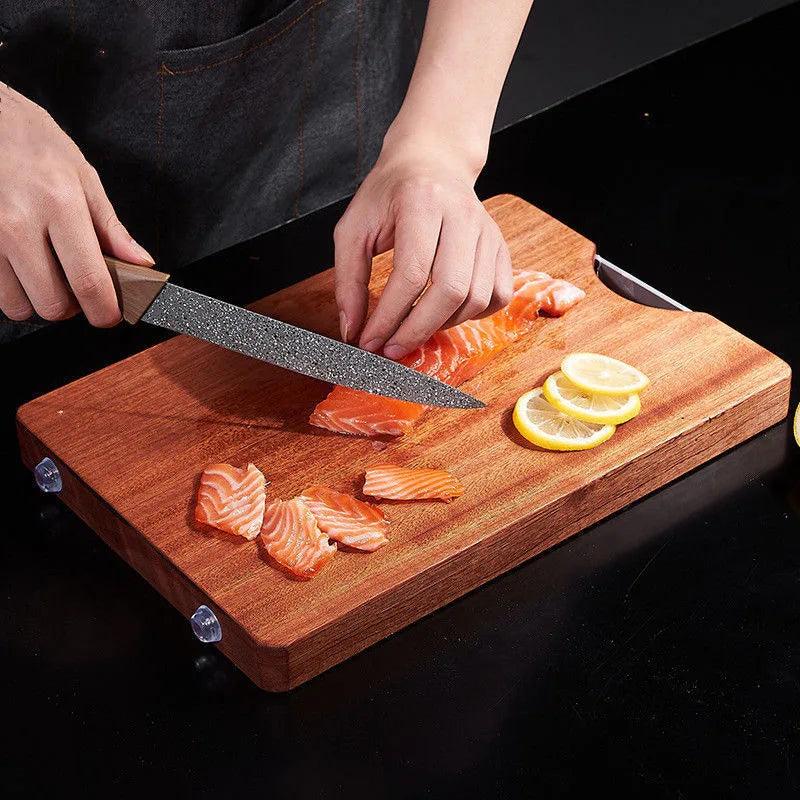 LARGE WOODEN CUTTING BOARD