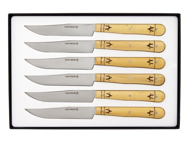 Nontron table knife set of 6