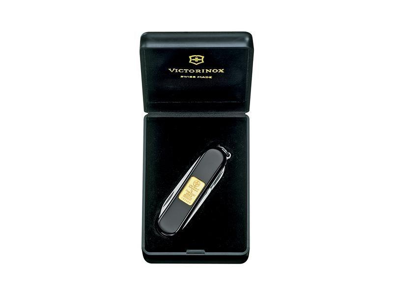 Victorinox black classic gold ingot knife 58mm