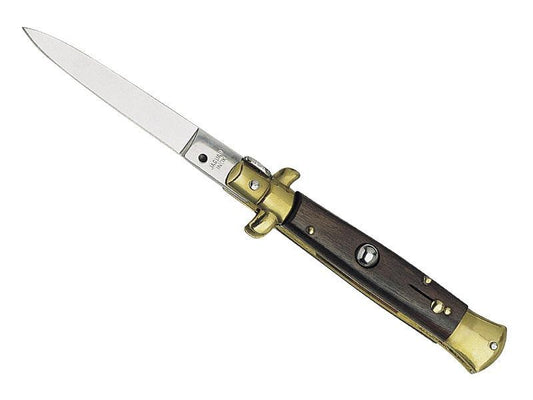 Santos wood automatic knife 12cm