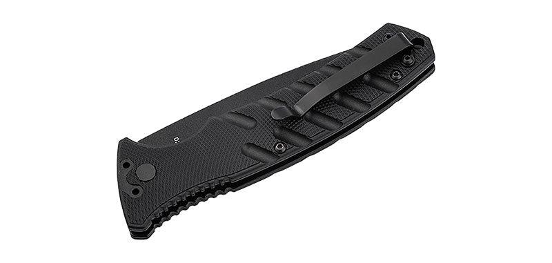 Boker Large Strike Grivory Black Automatic Knife