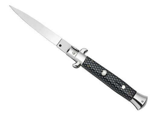 Italian carbon style automatic knife