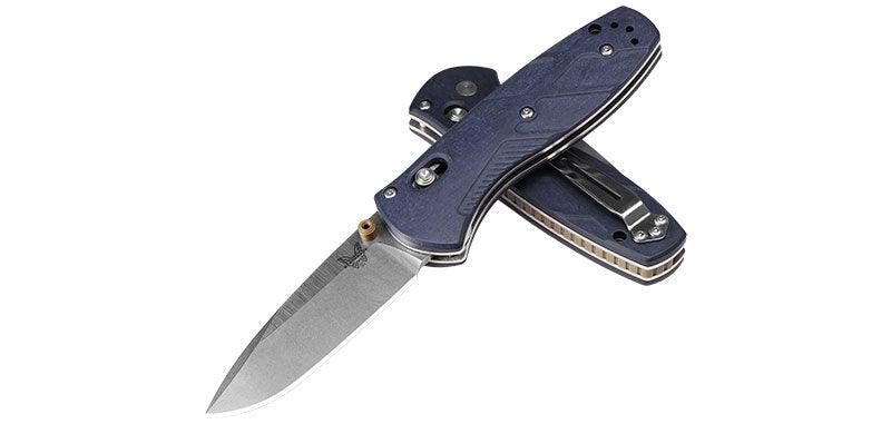 Benchmade Mini Barrage Crater Blue Knife