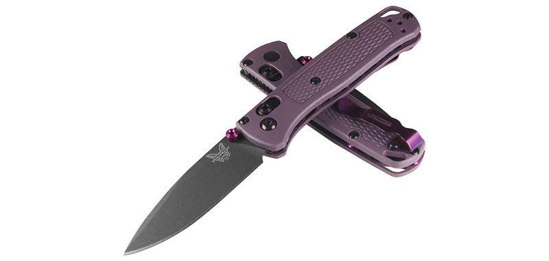 Benchmade Mini Bugout Purple Knife