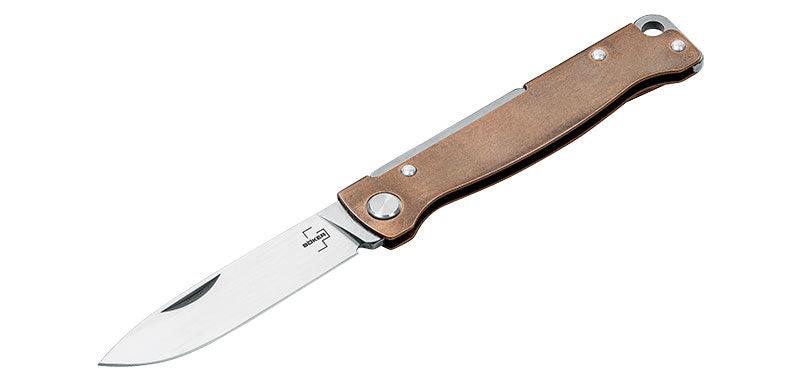 Boker Plus Atlas Brass Knife