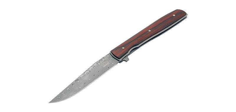 Boker Plus Urban Trapper Cocobolo Damascus Knife