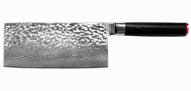 Japanese style kotai chopper damascus kitchen knife