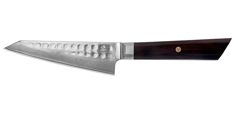 Japanese Bunka Damascus Petty Kitchen Knife