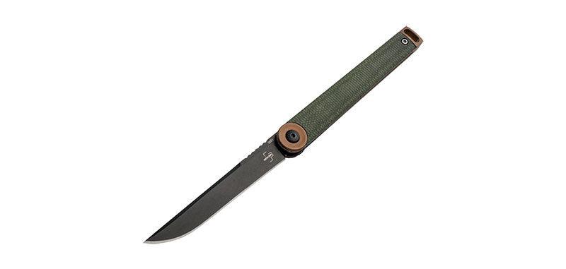 Boker pocket knife Kaizen Green Canvas Micarta