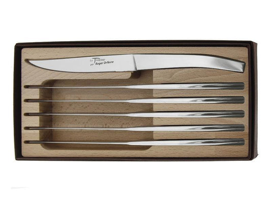 Le Thiers table knife, shiny stainless steel