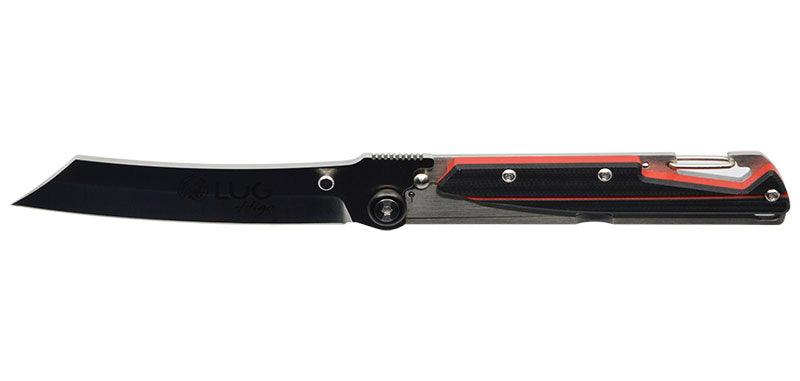 Higonokami Lug SP3S Black and Red Knife