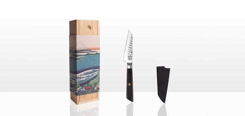 Kotai black Japanese paring knife