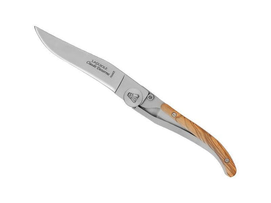 Laguiole dozorme olive knife stainless steel blade