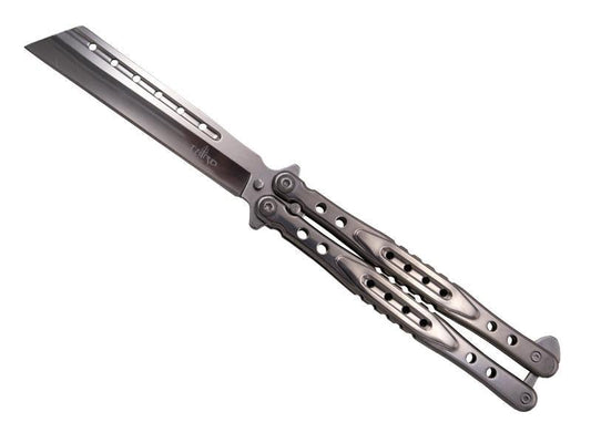 Third 12cm chrome butterfly knife