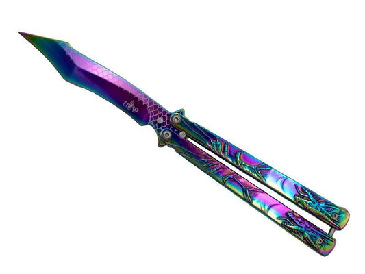 Third Rainbow Butterfly Knife