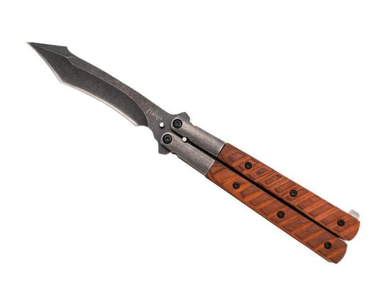 Third wood butterfly knife 12 cm