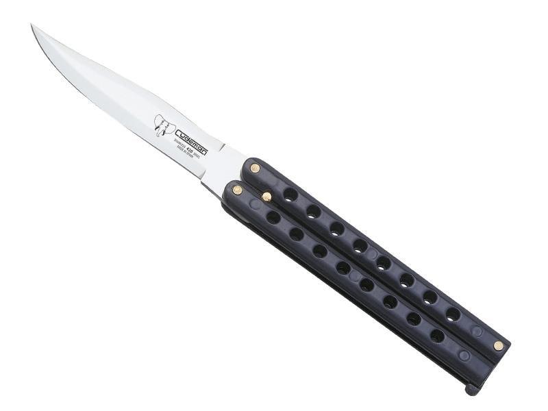 Cudeman black butterfly knife