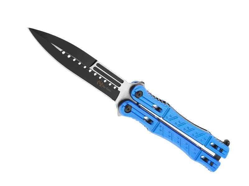 Max Knives Blue Butterfly Knife