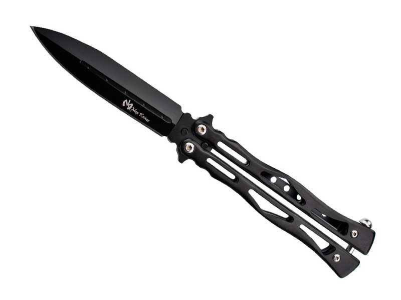 Max Knives Black Butterfly Knife