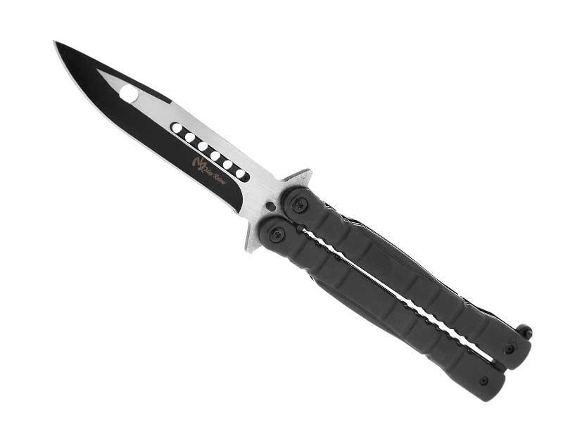 Max Knives Black Butterfly Knife