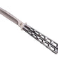 Silver butterfly knife third