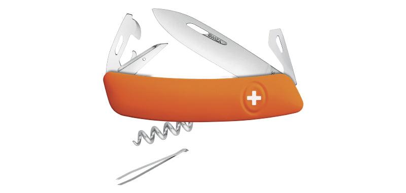 Swiss Army Knife Swiza Orange