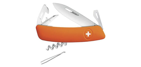 Swiss Army Knife Swiza Orange