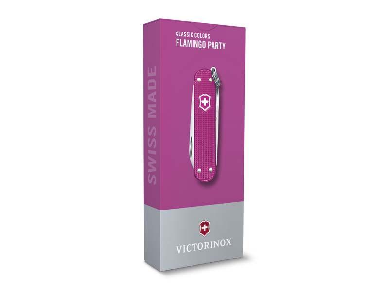 Victorinox classic alox flamingo party knife 58mm