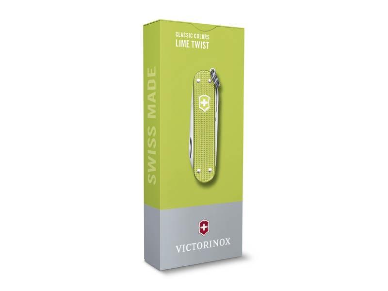 Victorinox classic alox lime twist knife 58mm