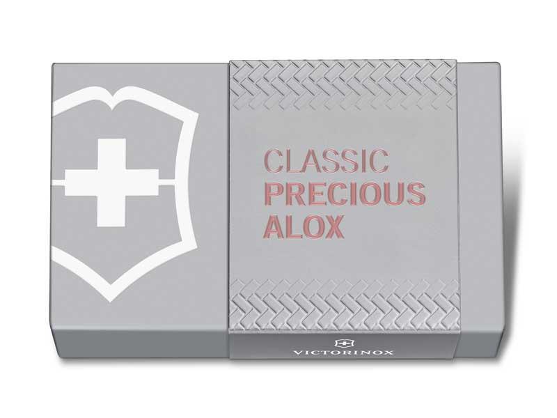 Victorinox classic precious alox gentle rose knife 58mm