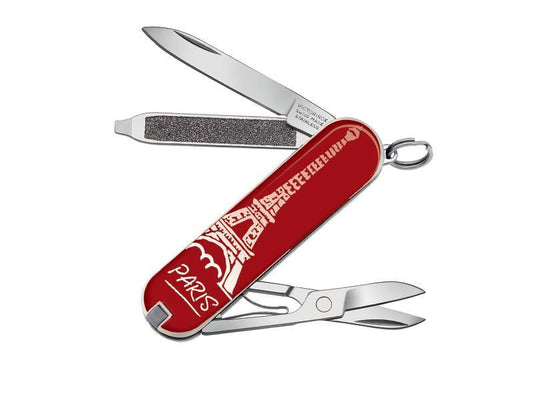 Victorinox classic red eiffel tower knife 58mm