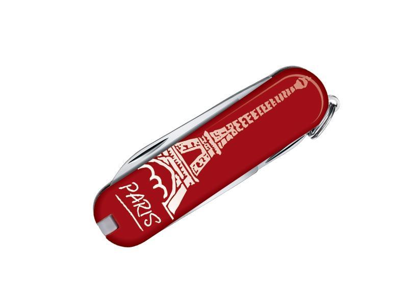 Victorinox classic red eiffel tower knife 58mm