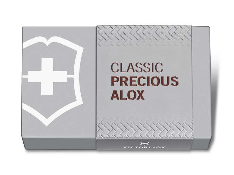 Victorinox classic sc precious alox hazel brown knife 58mm