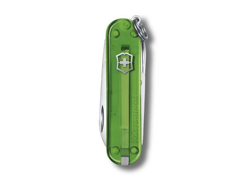 Victorinox classic translucent green tea knife 58mm