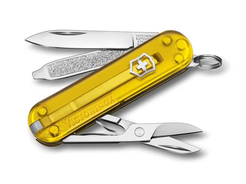 Victorinox classic translucent tuscan sun 58mm knife