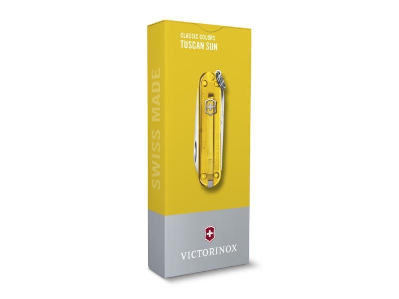 Victorinox classic translucent tuscan sun 58mm knife