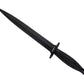 Black stainless steel dagger