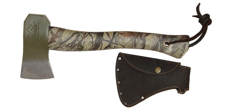 Camouflage camping axe