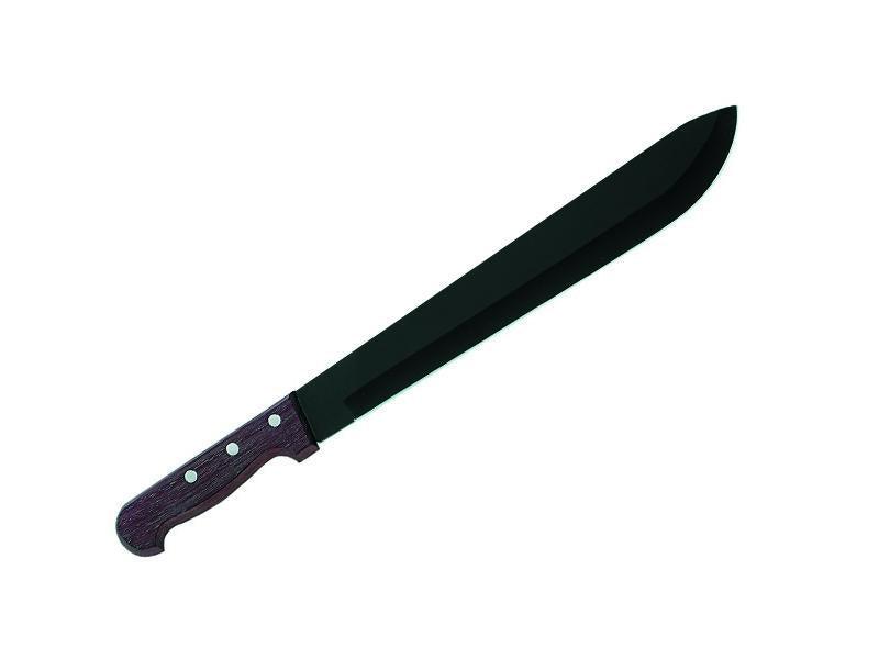 Herbertz pacca machete 25cm black stainless steel and case