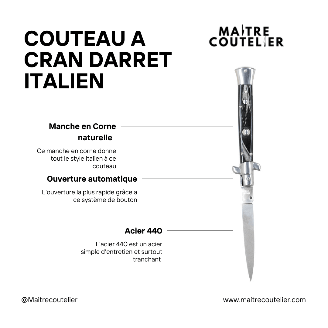 Couteau à cran d'arret italien