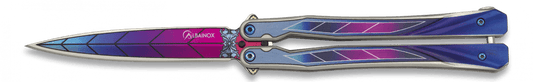 PRO PURPLE BUTTERFLY KNIFE