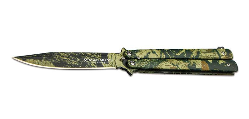 Camouflage butterfly knife