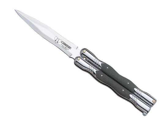 CUDEMAN ABS GREEN BUTTERFLY KNIFE