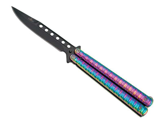 Rainbow pro butterfly knife