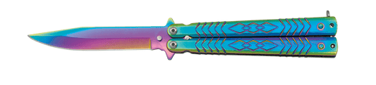 Purple butterfly knife