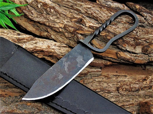 Hand forged Viking fixed knife