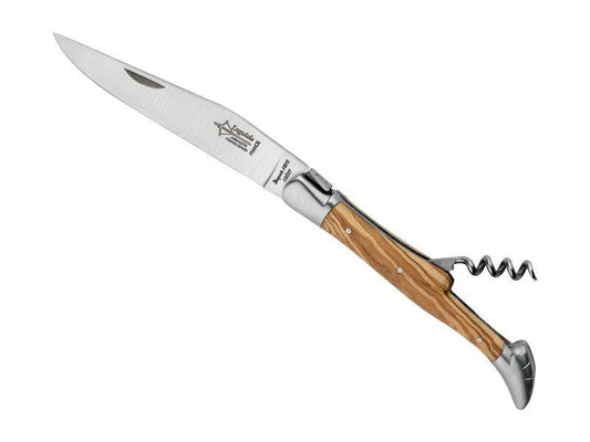 Laguiole knife French olive wood