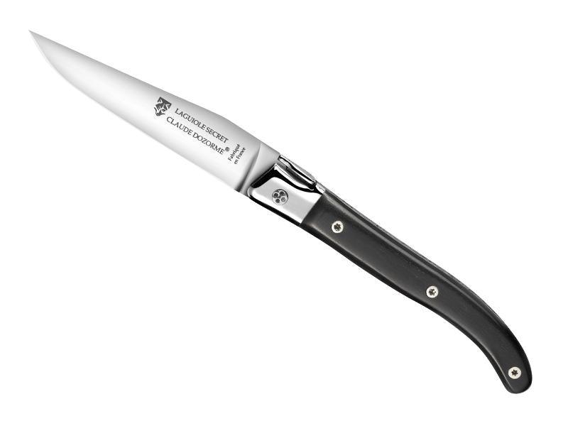 Laguiole dozorme secret ebony knife