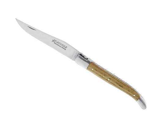 Laguiole Gilles Essential Oak Knife 12cm Stainless Steel