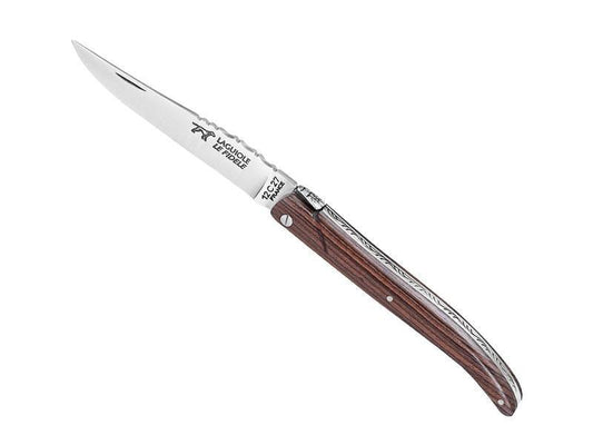 Laguiole knife the faithful full handle violet wood